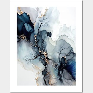 Dreamy Delights - Abstract Alcohol Ink Resin Art Posters and Art